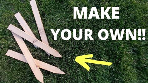 5 AWESOME Ways to Make DIY Garden Stakes .